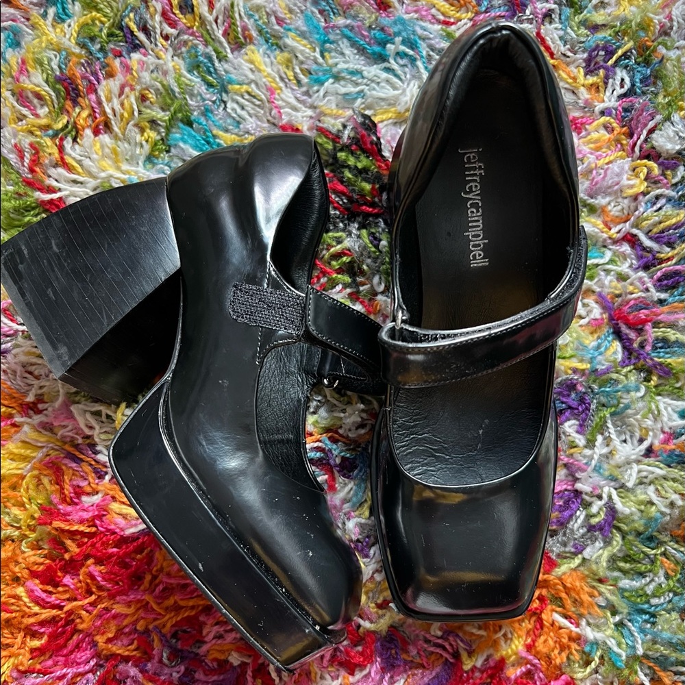 Jeffery Campbell Platform Loafers